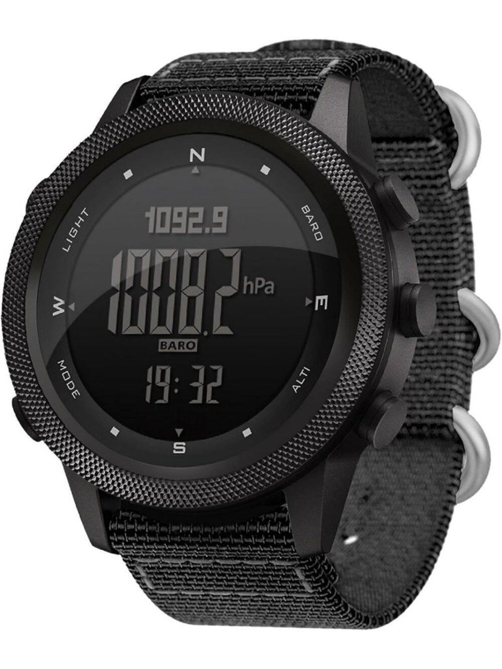 Tactical Waterproof Military Watch for Men, Digital Fitness Tracker with Compass